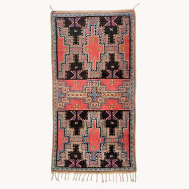 Farah Vintage Moroccan Rug | 3'9&quot; x 7'2&quot;