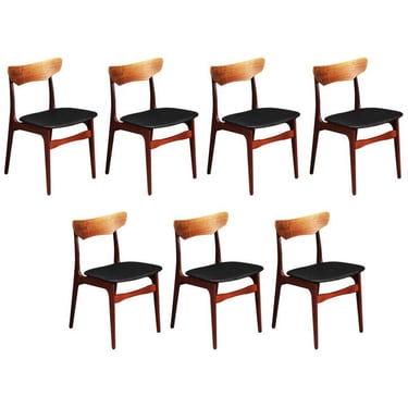 Up to Seven Rosewood Schønning & Elgaard Dining Chairs 