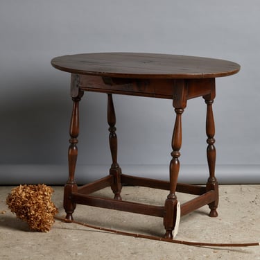 Oval English Side Table