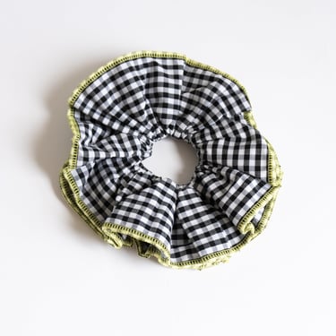 Giant Check Scrunchie