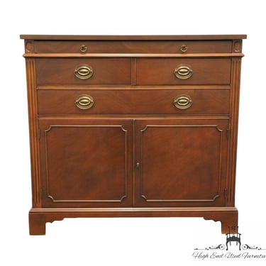 DREXEL FURNITURE New Travis Court Collection Traditional Duncan Phyfe Style 36" Server Buffet w. Serving Tray 331-3PA 