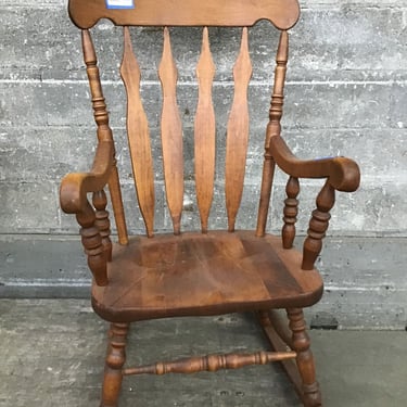 Rip Van Salvage Birch Rocking Chair (Seattle)