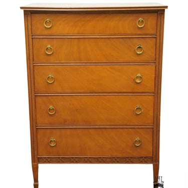 HELMERS MANUFACTURING Co. Solid Mahogany Traditional Duncan Phyfe Style 35" Chest of Drawers 