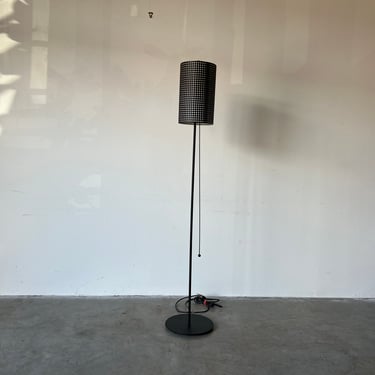 Postmodern - Style George Kovacs “Grid” Floor Lamp With Metal Shade 