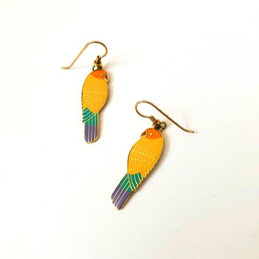 Laurel Burch Earrings - Lorikeets 