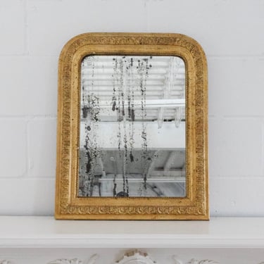 turn of the century gold louis philippe mirror