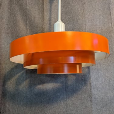 Vintage Ultra Orange Saturn Pendant Light