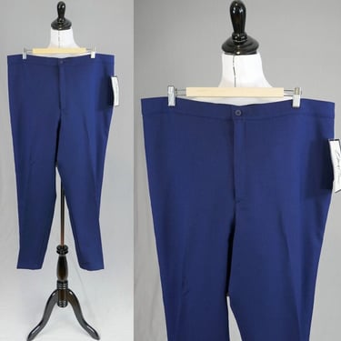 80s Levis Dark Blue Pants - 39 waist Plus Size - Levi Strauss Bend Over - High Waisted - Deadstock Unworn w/ Tags - Vintage 1980s 