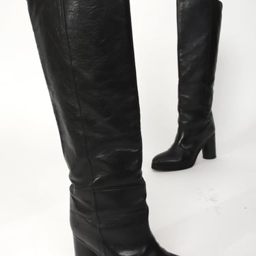 Isabel Marant Lelia Leather Knee-High Boots