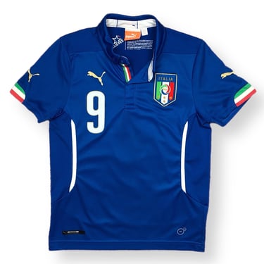 2014 Puma Italy National Soccer/Football #9 Balotelli Jersey Size Youth Medium/Adult XS 