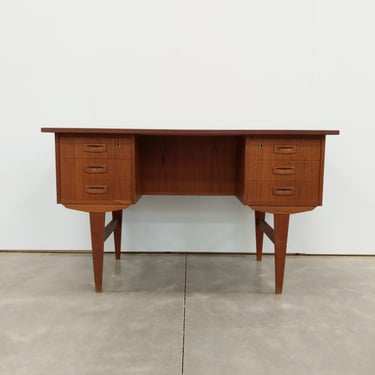 Vintage Danish Mid Century Modern Teak Desk 