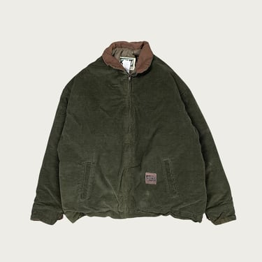 (2XL) Corduroy Puffer Jacket