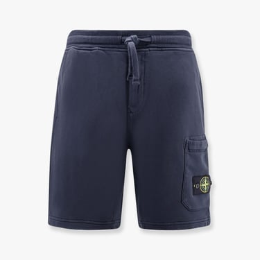 Stone Island Men Stone Island Blue Bermuda Shorts