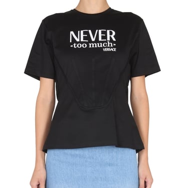 Versace Women &quot;Never Too Much&quot; Corset T-Shirt