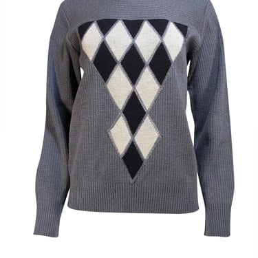 Vintage Yves Saint Laurent Pour Homme Blue Argyle | Backroom