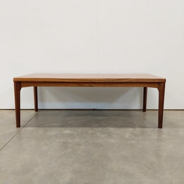 Vintage Danish Mid Century Modern Rosewood Coffee Table by Henning Kjaernulf 