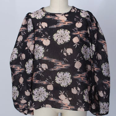 Ulla Johnson Organza Puff Sleeve Blouse