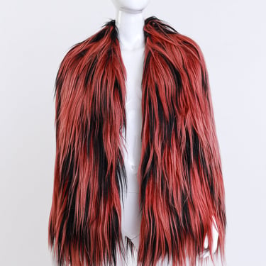 Long Goat Fur Jacket