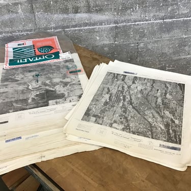 Lot of 1940&#8217;s Military Aerial Photos (Seattle)