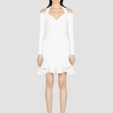 Alexander Mcqueen Women Ruffle Flare Dress