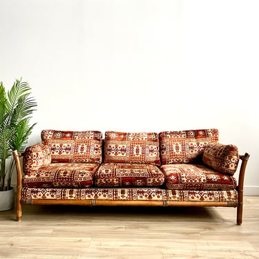 Vintage Bamboo Sofa