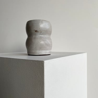 handmade ceramic contour vessel 