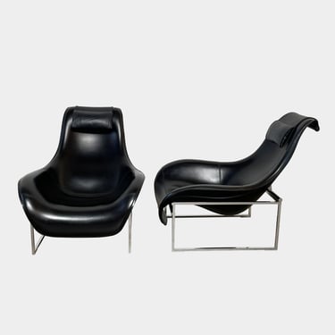 Mart Leather Lounge Chair