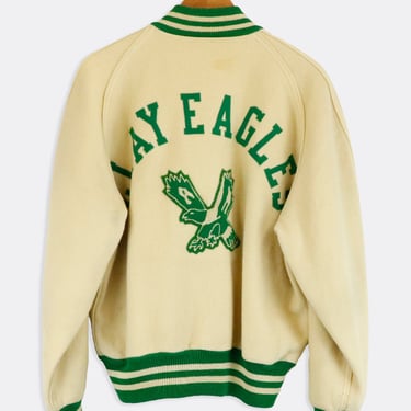 Vintage 50s Clay Eagles Wool Varsity Jacket
