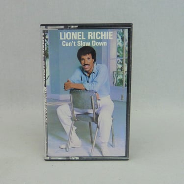 Lionel Richie - Can't Slow Down (1983) cassette tape - Vintage 1980s r&b soul - All Night Long, Hello, Penny Lover, Stuck On You 