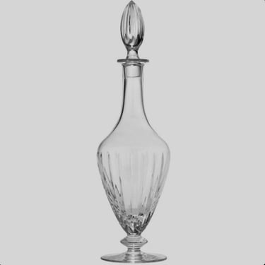 Fine French Christofle Crystal Iriana Decanter Wine Carafe with Stopper New in Box 