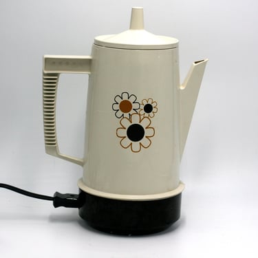 vintage Regal Poly Perk electric coffee percolator 