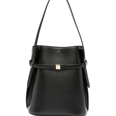 Toteme Women Belted Leather Bucket Bag