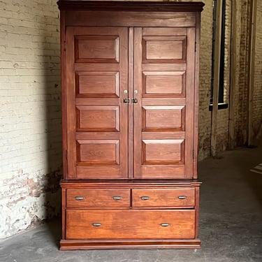 Ca. 1890s Stepback Pantry Cupboard Beadboard Cabinet 