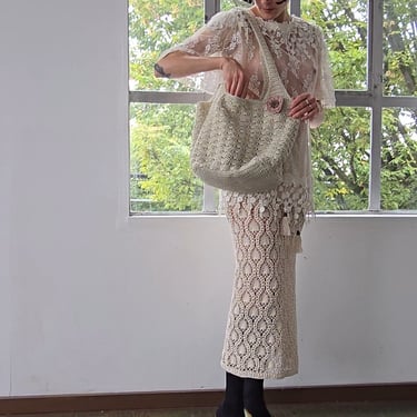 Crochet Rose Crossbody (M)