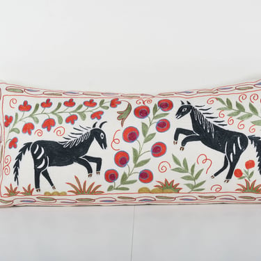 Tashkent Suzani Animal Bedding Pillow Made from Suzani