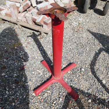 Red Steel Table Base 22