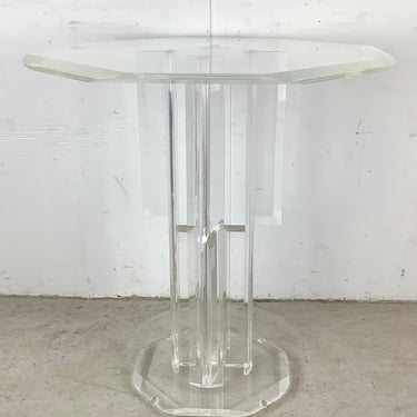 Vintage Modern Pedestal Table 