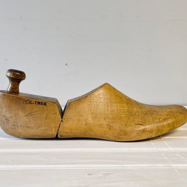 Antique Wooden Shoe Form | Wood Shoe Form | Cobbler Shoe Mold | Shoe Stretcher | Farmhouse | Industrial | Primitive | Haberdashery 