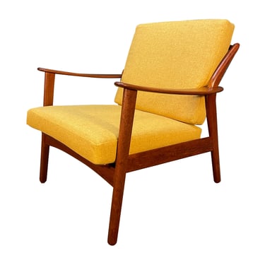 Vintage Danish Mid Century Modern Teak Lounge Chair by Niels Kofoed for Koefoeds Hornslet 