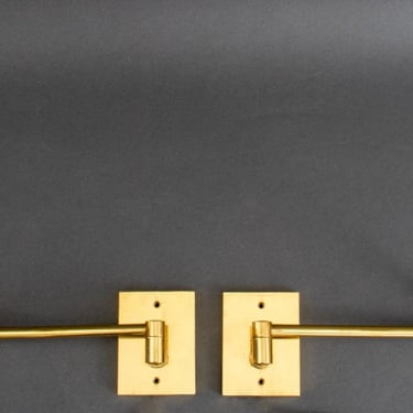 Hansen x Metalarte Brass Swing Arm Lamps, 2