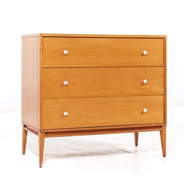 Paul McCobb for Planner Group Mid Century 3-Drawer Chest Dresser - mcm 