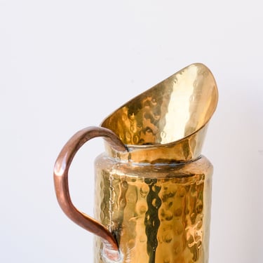 Very Large Brass Pitcher