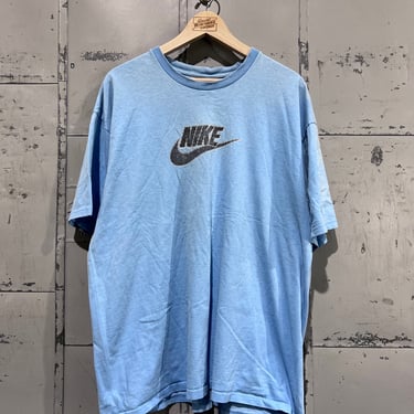 Y2K XL light blue Nike Logo shirt 