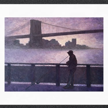 "Fishing the East River" Print | Rick Secen