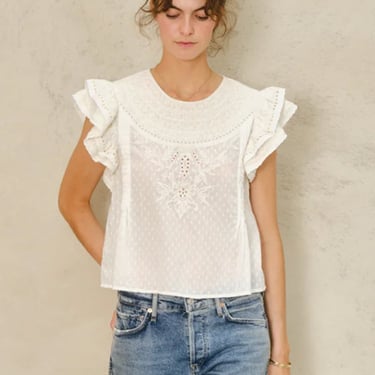 Lori Embroidered Top