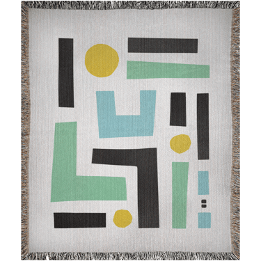 Mapped No. 3 Woven Blanket