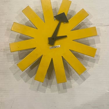 Iconic American Mid Century Asterisk Wall Clock by Nelson for Howard Miller