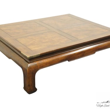 HENREDON FURNITURE Hollywood Regency Asian Modern Style 50x40" Banded Accent Coffee Table 40-8904 