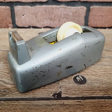 Retro Blue/Grey Scotch Tape Dispenser 