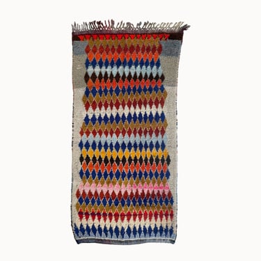 Vintage Moroccan Rug | 4’1” x 8’3”